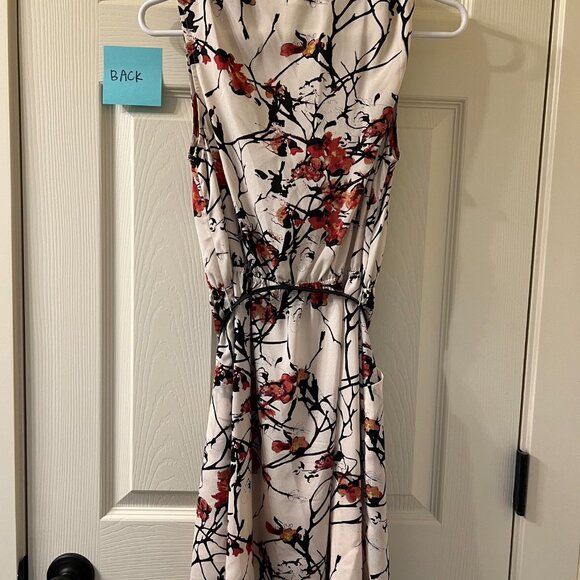 Kensie Japanese Cherry Blossom Tree Floral Print Dress with Pockets Size Small - Picture 6 of 12